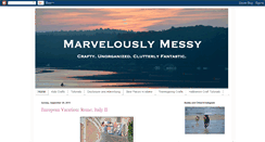 Desktop Screenshot of marvelouslymessy.com